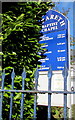 Information board outside Nazareth Baptist Chapel, Bryncethin