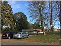 Cars parked at Oglesby Park