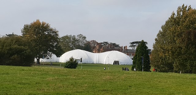 Inflatable building on Whiteknights Campus