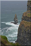 R0392 : Stack, Cliffs of Moher by N Chadwick