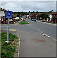 End of cycle route, Littlemoor Road, Weymouth