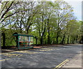 Newport Road bus stop and shelter, Pontymister