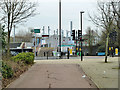 Beckton station from route of old railway