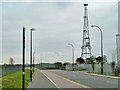 Atlantis Avenue and river bank mast