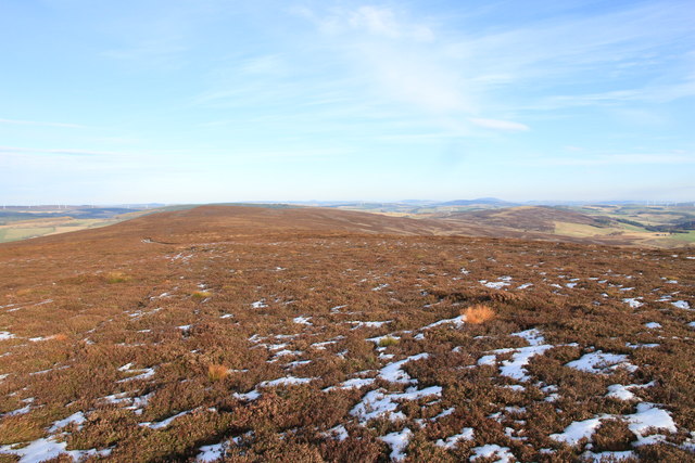 View from The Scalp to Hill of Mackalea