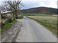 Road at the entrance to Mains of Craighall