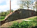 Churchyard wall in Limpenhoe