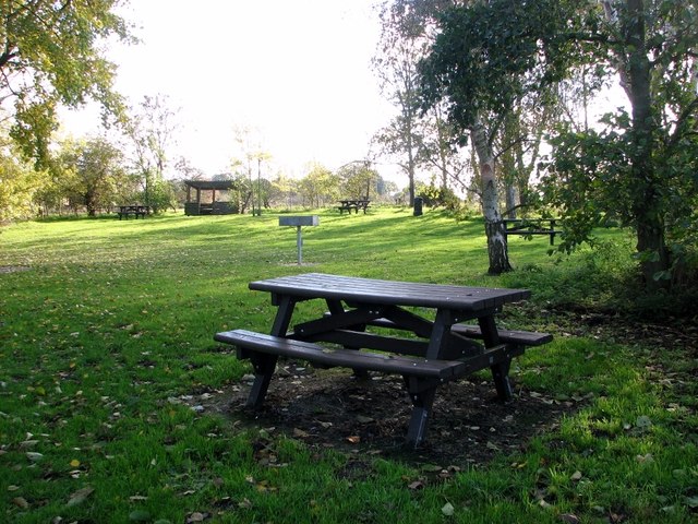 Picnic area at Pyes Mill