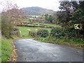 Descending through the Z-bend on the Carrive Road