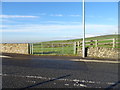 Field entrance off Mossley Road, Mossley Cross