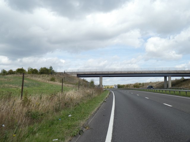 Hatch Lane bridge over A505 outside Baldock