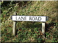 Lane Road sign