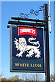 Sign for the White Lion, Delph