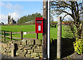 Elizabeth II postbox on Huddersfield Road, Scouthead