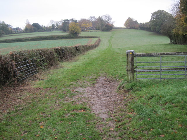 Footpath towards Ashton