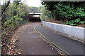 Footpath under the A5123