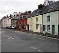 Colourful houses in Struet, Brecon