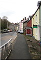 Pavement on the east side of the Struet, Brecon