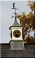 SO0428 : Weathervane on top of a public clock, Brecon by Jaggery