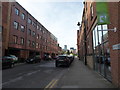 Looking from Green Lane into Dun Street