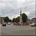 SP4540 : Banbury Cross by Gerald England