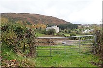 H9917 : The foundations of a new house below the Glendesha Road by Eric Jones