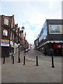 Looking from the High Street into Moorgate Street