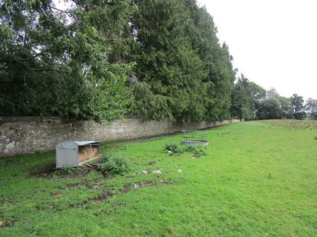 Cemetery wall, Falstone