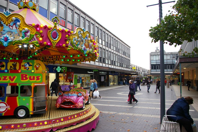 Stevenage: main shopping centre