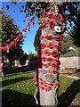 Robert Owen Memorial Garden dressed up for remembrance