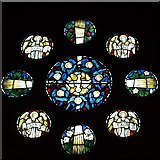 SO8064 : Stained glass windows, Shrawley by Philip Halling
