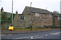 Buildings at Aston End on Green Lane at Cross Lane junction