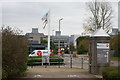 TL2322 : Entrance to Glaxo SmithKline research centre, Stevenage by Christopher Hilton