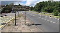 Michaelstone and Cefn Mably direction sign, Newport Road, Castleton