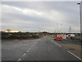 Road into new industrial zone near Blyth