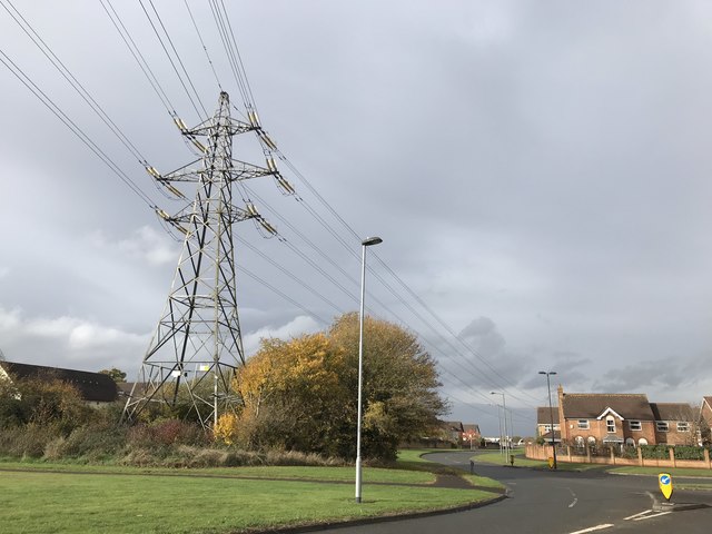 Pylon by Leechpool Lane roundabout