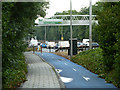 Footway and cycle way beside A13