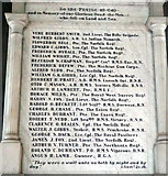 TG4124 : WW1 memorial plaque by Ian S