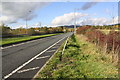 Looking west along the eastbound carriageway of the A65