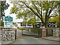 Entrance to Skelton School