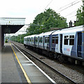 Non-stop up train through Harold Wood station