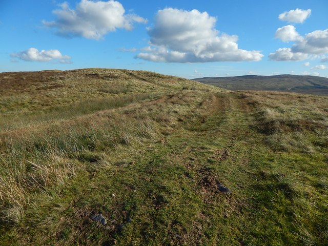 A track on Laverockhouse Hill