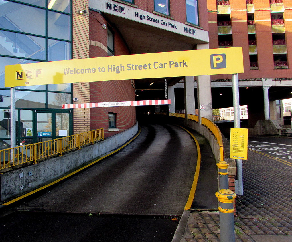 Entrance To Ncp High Street Car Park © Jaggery Geograph Britain