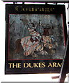 Dukes Arms name sign, Morriston, Swansea