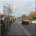 Hospital and hospice directions signs, Malpas Road, Newport