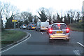 SP8911 : Queuing  on the Halton Road by Chris Reynolds
