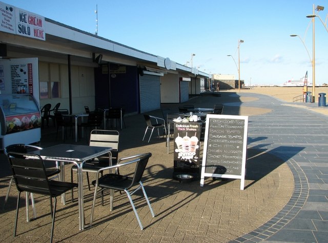 Ice cream parlour and café by The Jetty