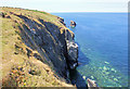 SH3647 : Sea Cliffs near Trefor by Jeff Buck