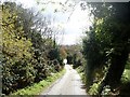 View South along the descending Glendesha Road