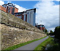 Waterside Apartments next to the Leeds and Liverpool Canal